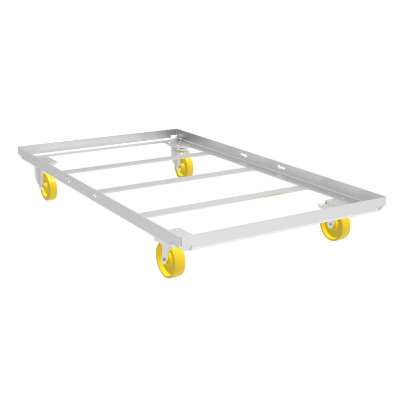 METAL TROLLEYS FOR WAREHOUSE CONTAINERS TRANSPORTING